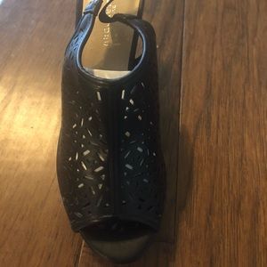 Chinese Laundry Black Wedges Size 10